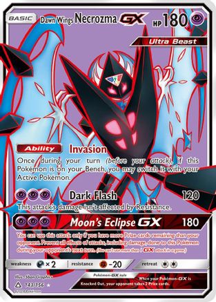 Dawn Wings Necrozma GX (Full Art) (UPR-143) (Holofoil)