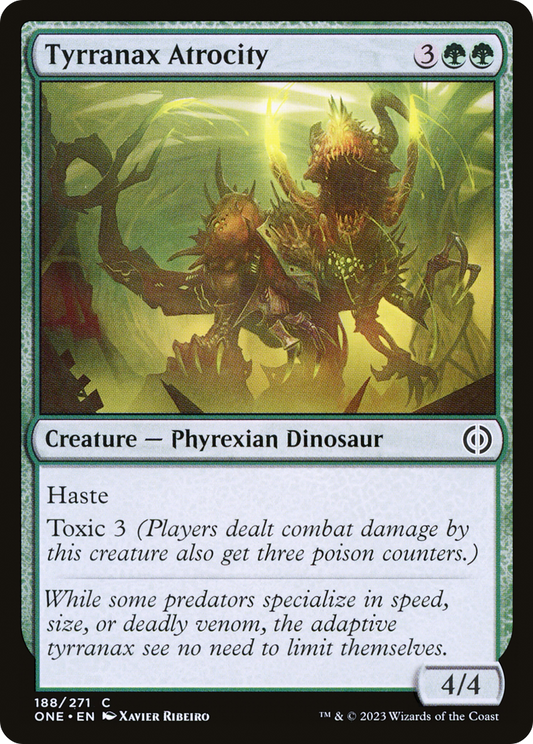 Tyrranax Atrocity (ONE-188) (Foil)
