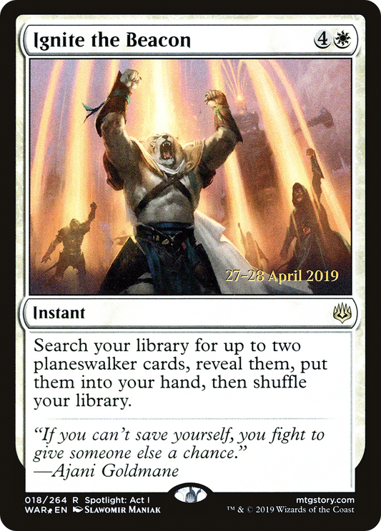 Ignite the Beacon (PRE-18S) (Foil)