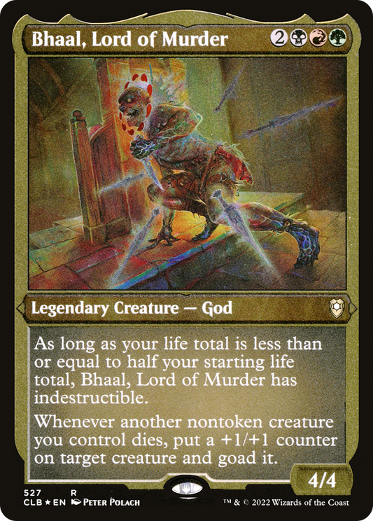 Bhaal, Lord of Murder (CLB-527) (Etched Foil)