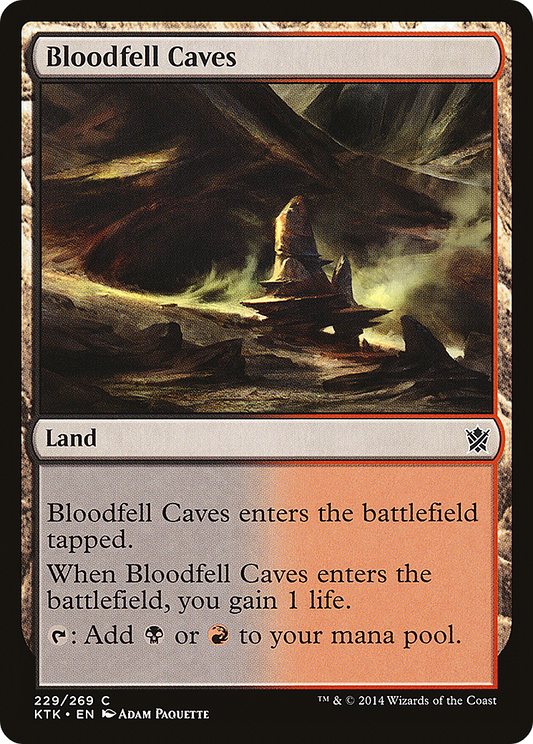 Bloodfell Caves (KTK-229) (Foil)