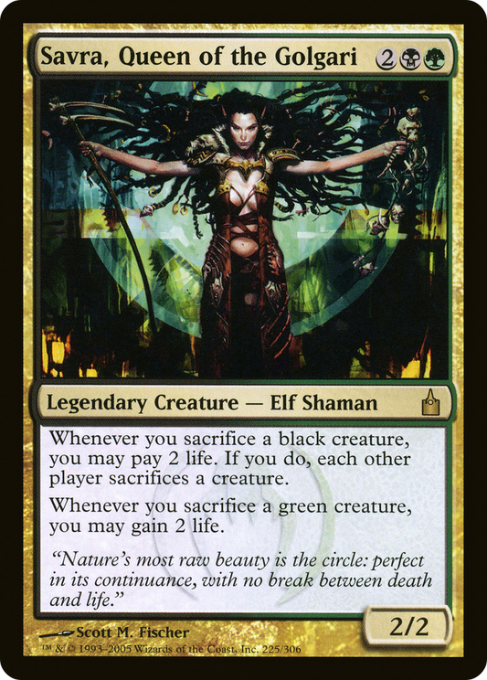 Savra, Queen of the Golgari (RAV-225) (Foil)