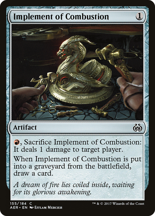 Implement of Combustion (AER-155) (Foil)