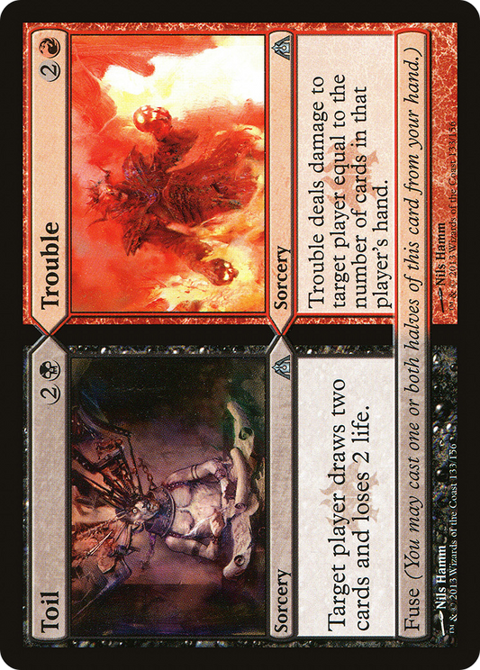 Toil // Trouble (DGM-133) (Foil)