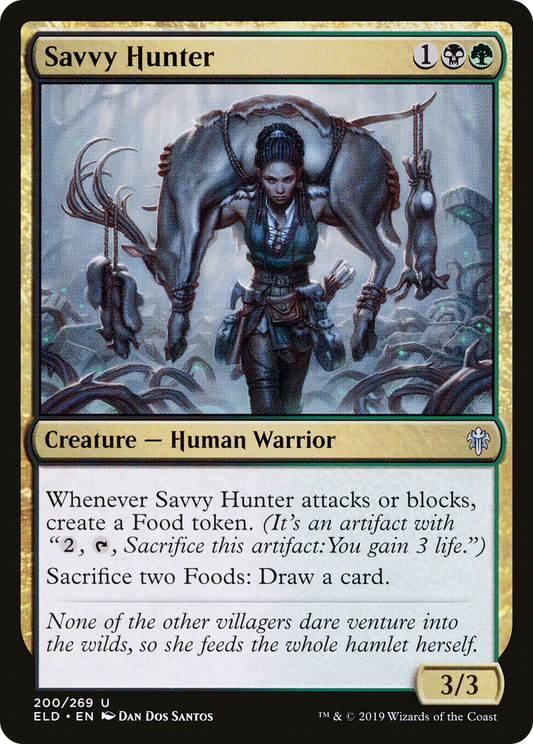 Savvy Hunter (ELD-200) (Foil)