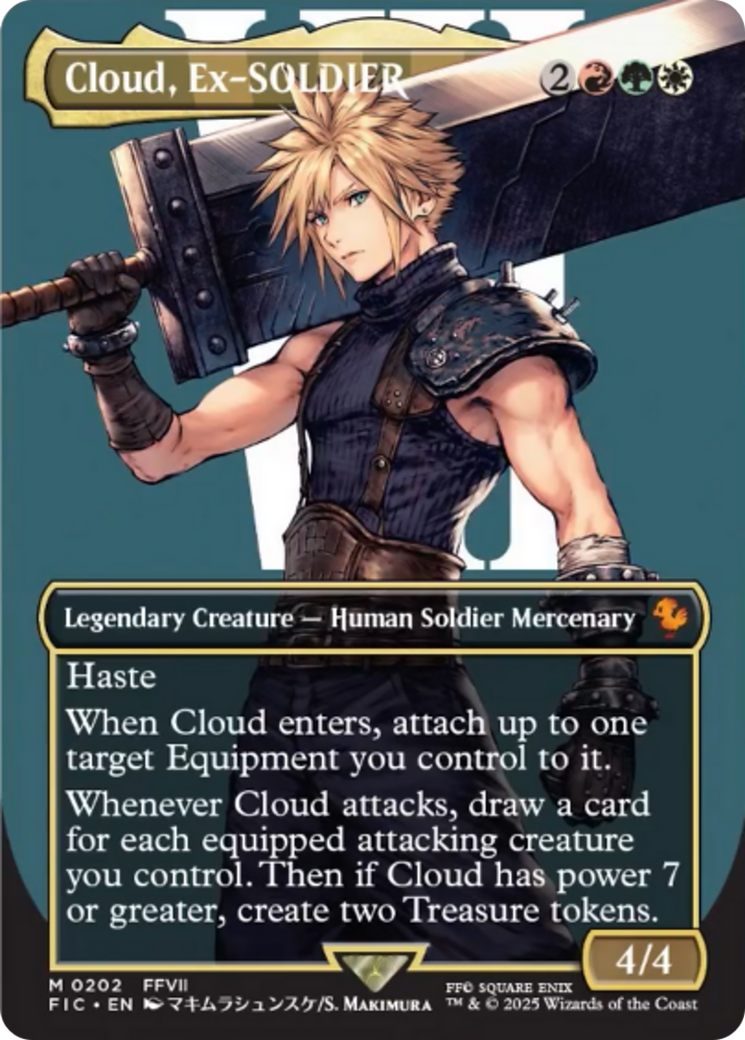 Cloud, Ex-SOLDIER (FIC-202) (Borderless) (Foil)