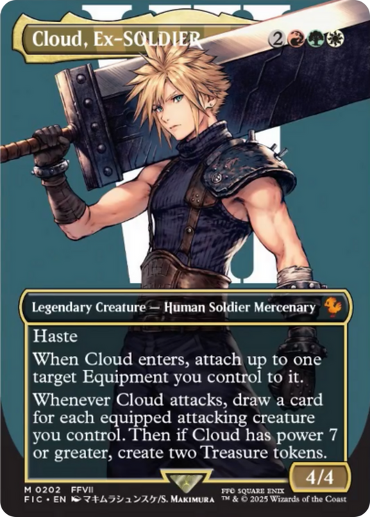 Cloud, Ex-SOLDIER (FIC-202) (Borderless)