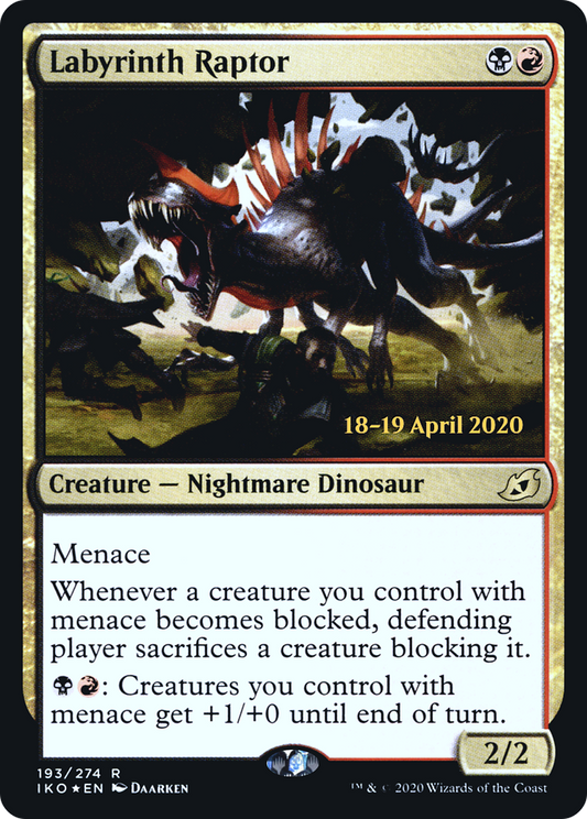 Labyrinth Raptor (PRE-193S) (Foil)