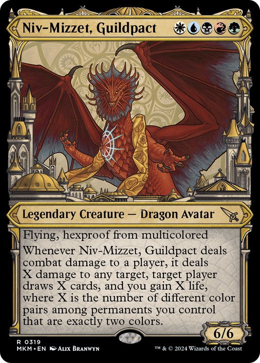 Niv-Mizzet, Guildpact (MKM-319) (Showcase) (Foil)