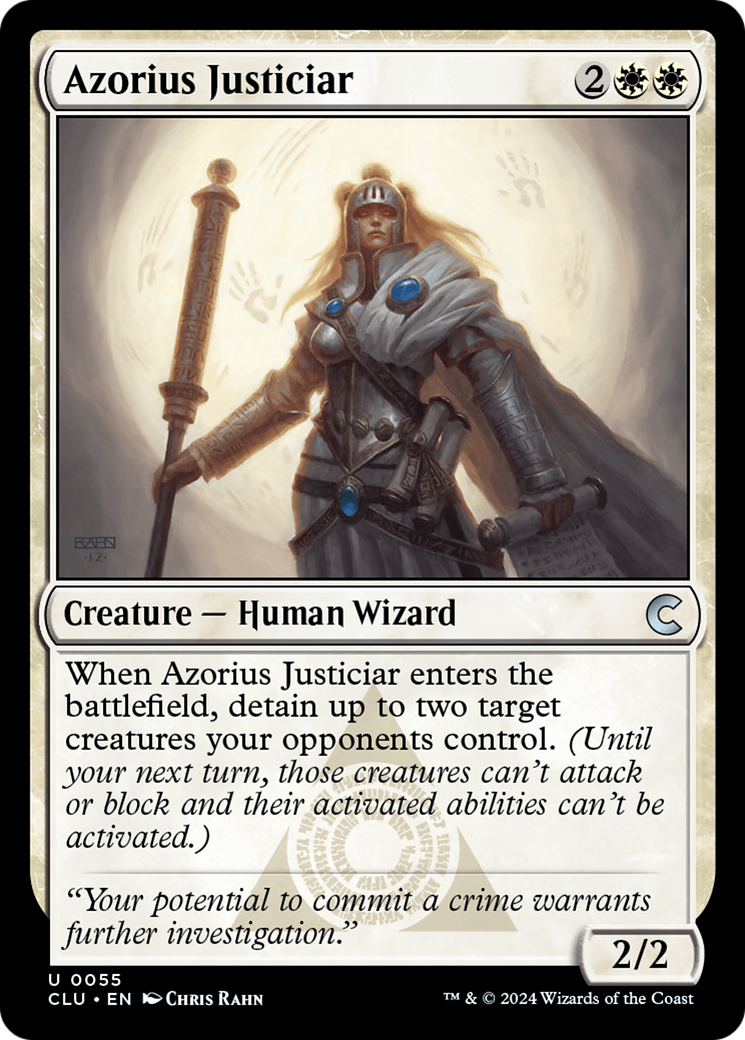 Azorius Justiciar (CLU-055)
