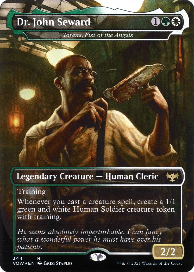 Dr. John Seward / Torens, Fist of the Angels (VOW-344) (Borderless) (Foil)