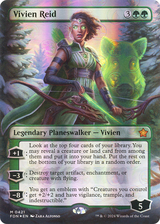 Vivien Reid (FDN-421) (Borderless) (Mana Foil)