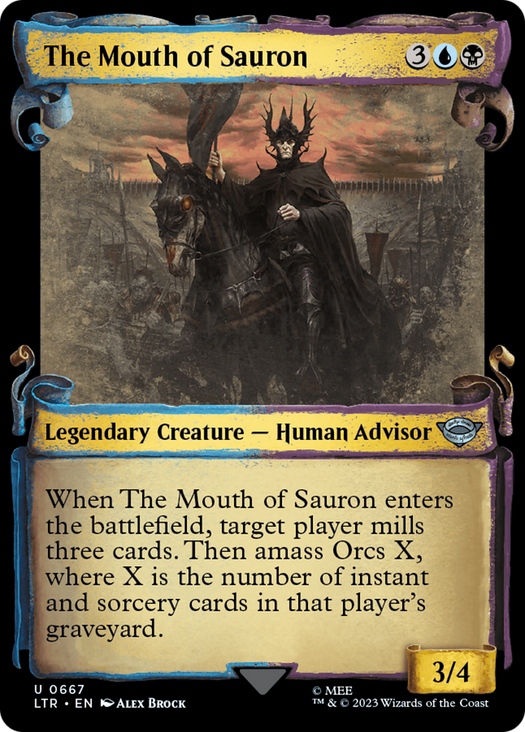 The Mouth of Sauron (LTR-667) (Showcase) (Scroll)