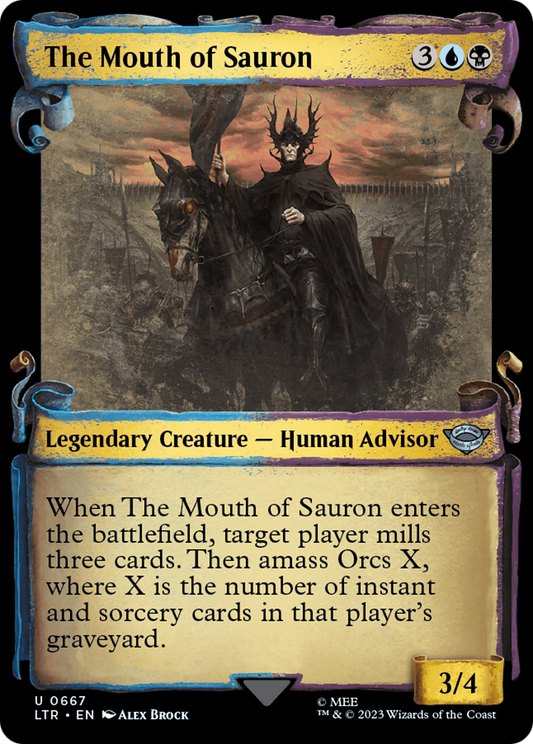 The Mouth of Sauron (LTR-667) (Showcase) (Scroll)