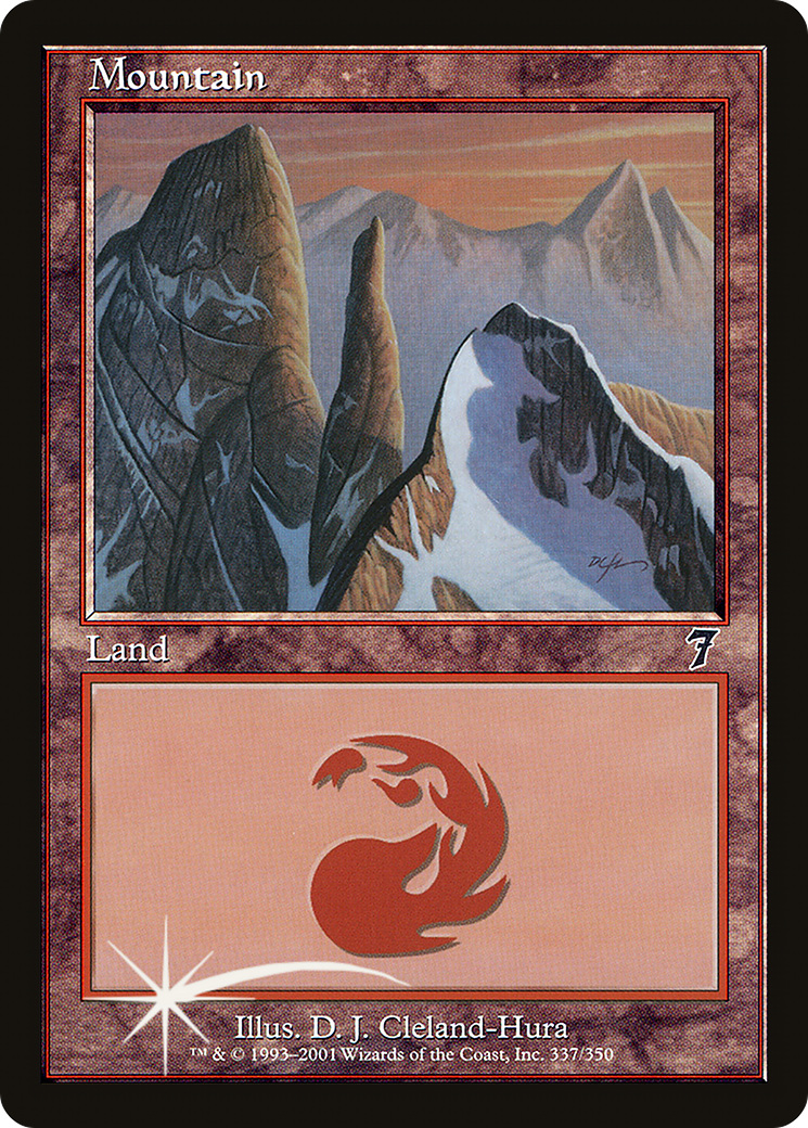 Mountain (7ED-337★) (Foil)