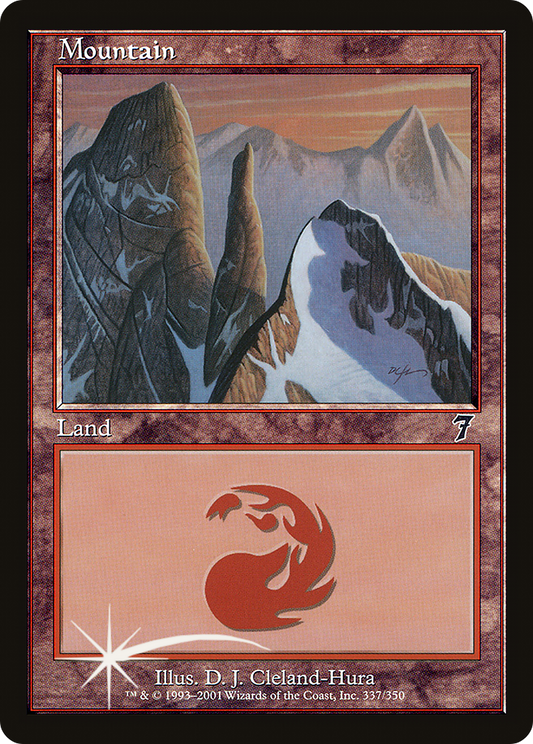 Mountain (7ED-337★) (Foil)