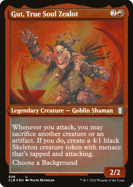 Gut, True Soul Zealot (CLB-506) (Etched Foil)