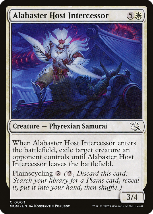 Alabaster Host Intercessor (MOM-003) (Foil)