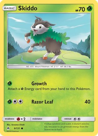 Skiddo (FLI-009) (Reverse Holofoil)