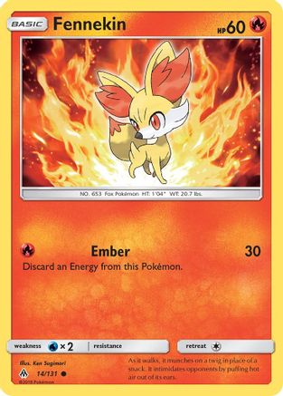 Fennekin (14) (FLI-014) (Reverse Holofoil)
