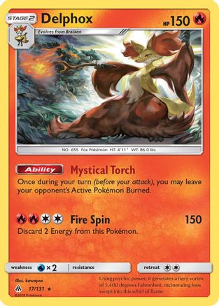 Delphox (FLI-017) (Reverse Holofoil)