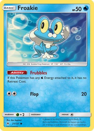 Froakie (21) (FLI-021) (Reverse Holofoil)
