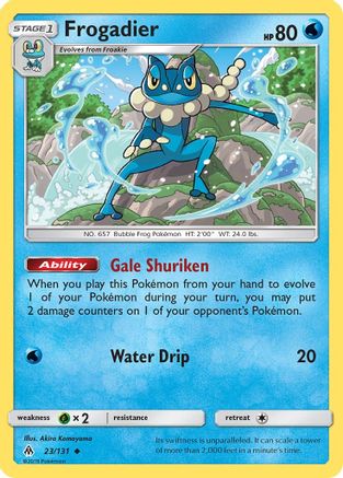 Frogadier (FLI-023) (Reverse Holofoil)
