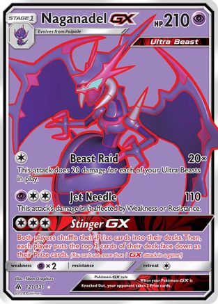 Naganadel GX (Full Art) (FLI-121) (Holofoil)