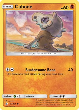 Cubone (FLI-057) (Reverse Holofoil)