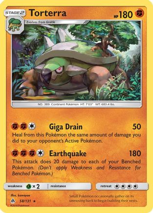 Torterra (FLI-058) (Reverse Holofoil)