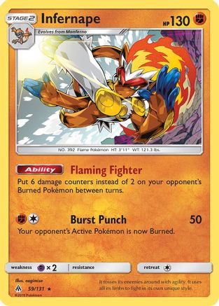 Infernape (FLI-059) (Holofoil)