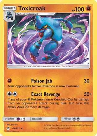 Toxicroak (FLI-064) (Reverse Holofoil)