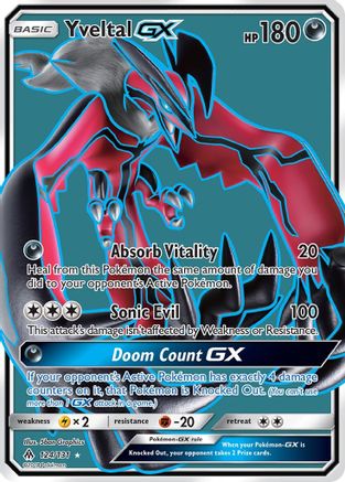 Yveltal GX (Full Art) (FLI-124) (Holofoil)