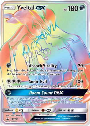 Yveltal GX (Secret) (FLI-137) (Holofoil)