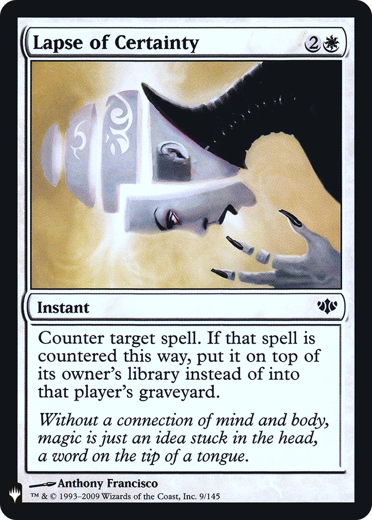 Lapse of Certainty (LIST-CON-9) (Foil)