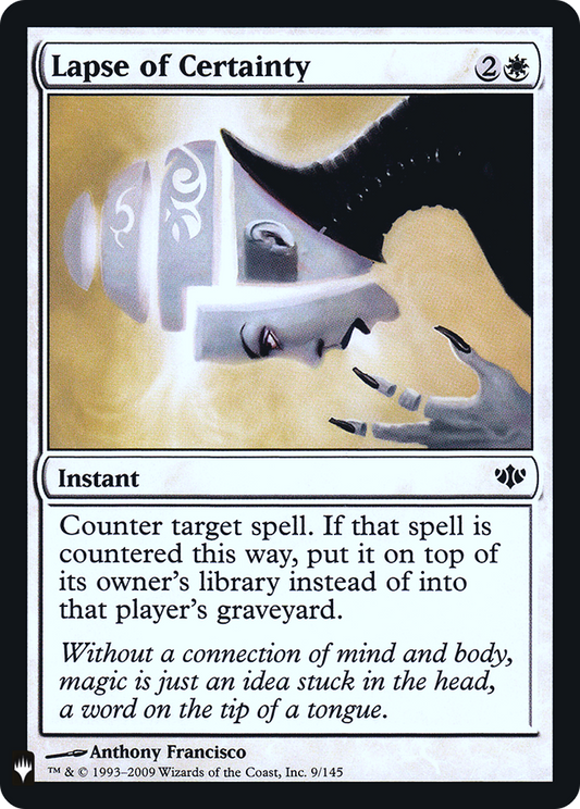 Lapse of Certainty (LIST-CON-9) (Foil)