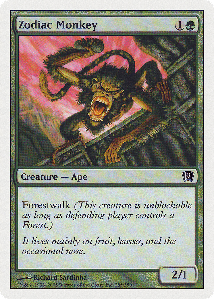 Zodiac Monkey (9ED-285)