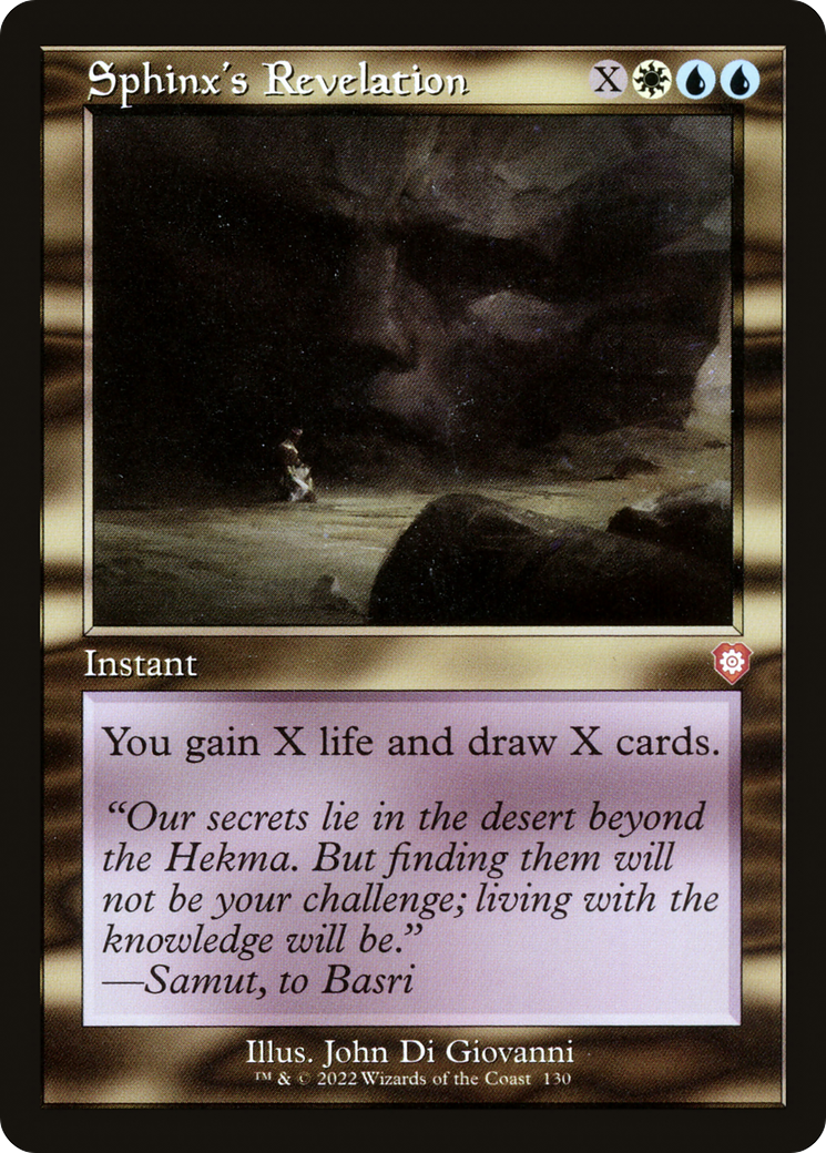 Sphinx's Revelation (BRC-130)