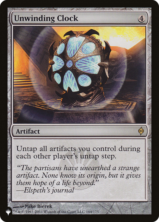 Unwinding Clock (LIST-NPH-164)
