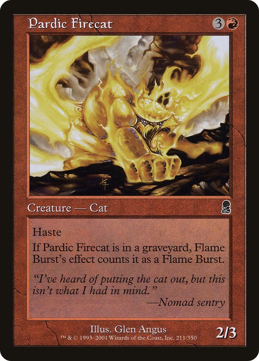 Pardic Firecat (ODY-211) (Foil)