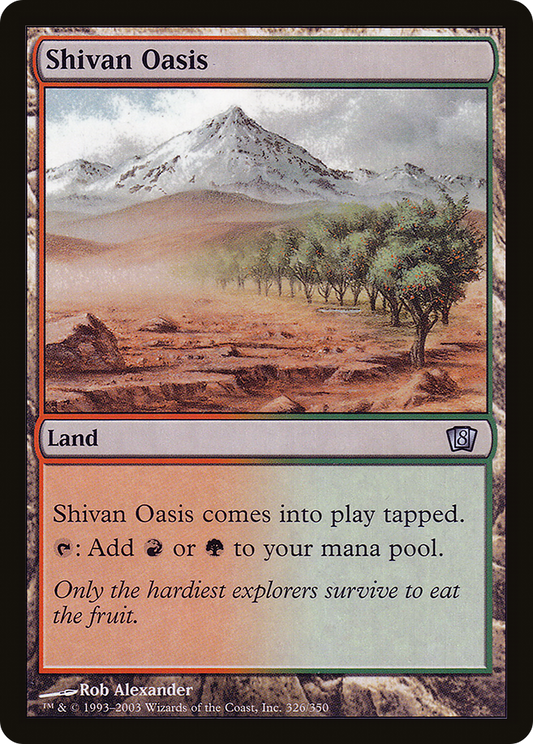 Shivan Oasis (8ED-326★) (Foil)