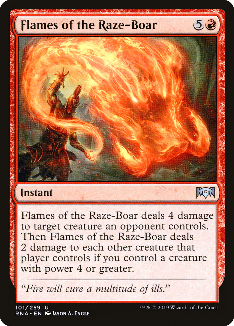 Flames of the Raze-Boar (RNA-101)