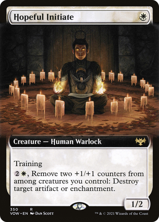 Hopeful Initiate (VOW-350) (Extended Art) (Foil)