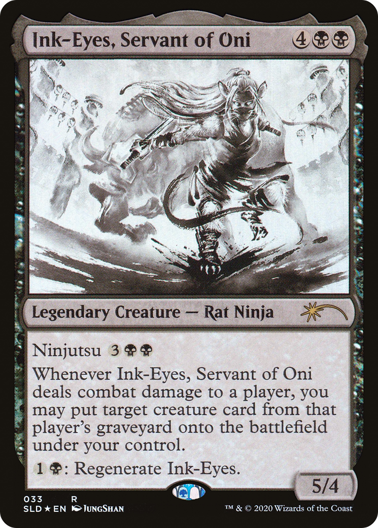 Ink-Eyes, Servant of Oni (SLD-033) (Foil)