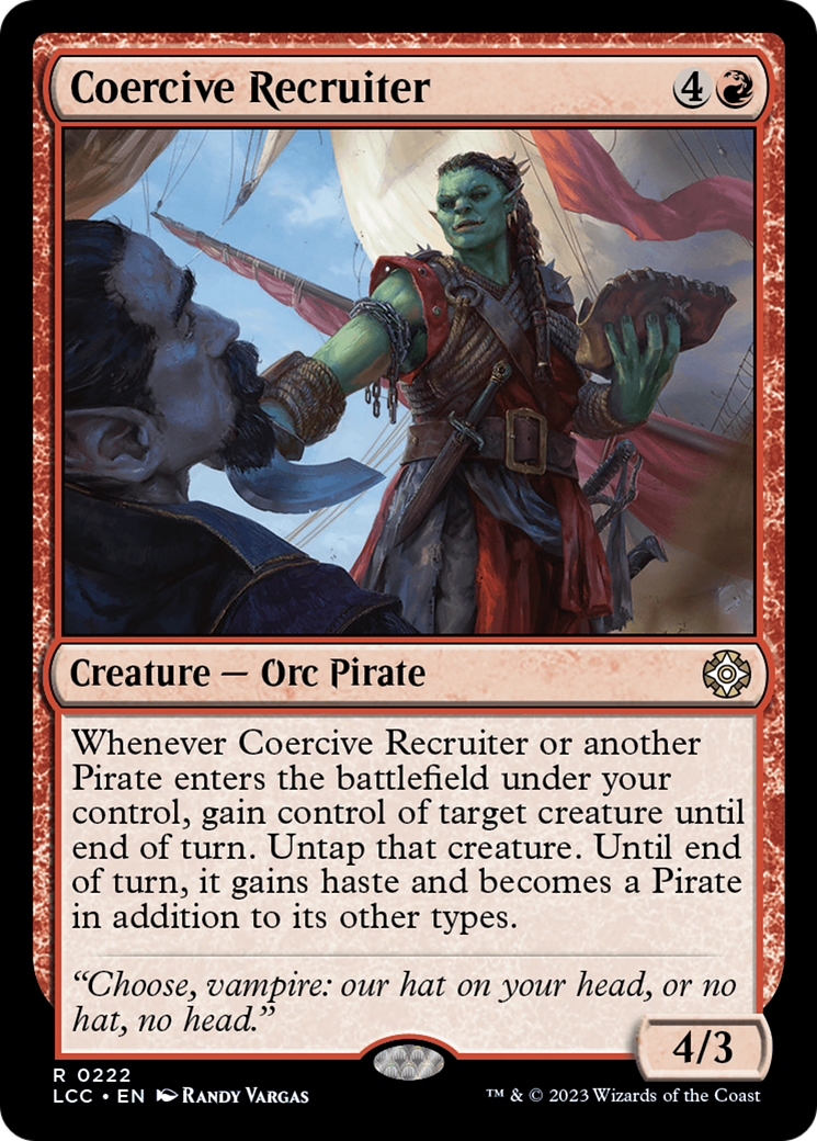 Coercive Recruiter (LCC-222)