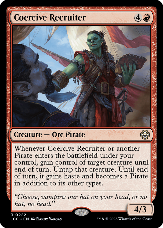 Coercive Recruiter (LCC-222)