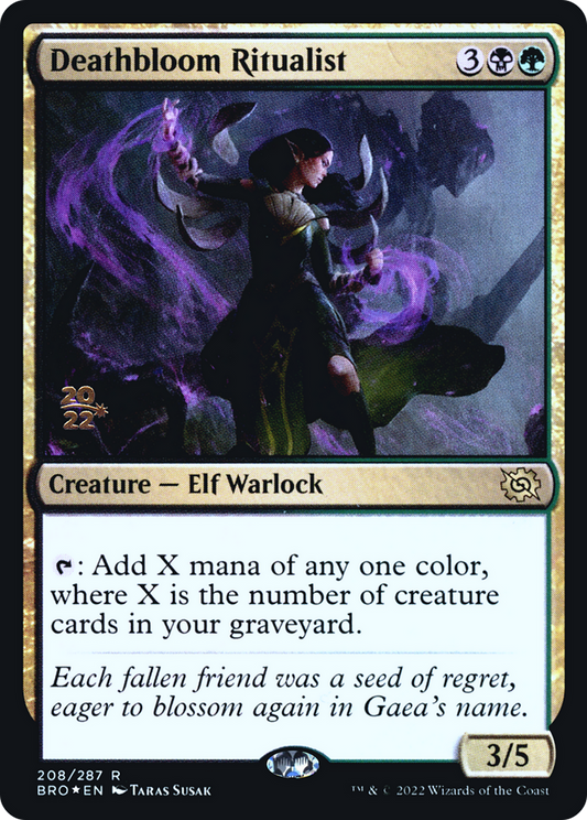 Deathbloom Ritualist (PRE-208S) (Foil)