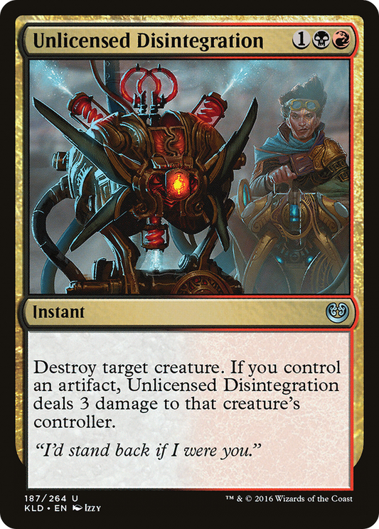 Unlicensed Disintegration (KLD-187)