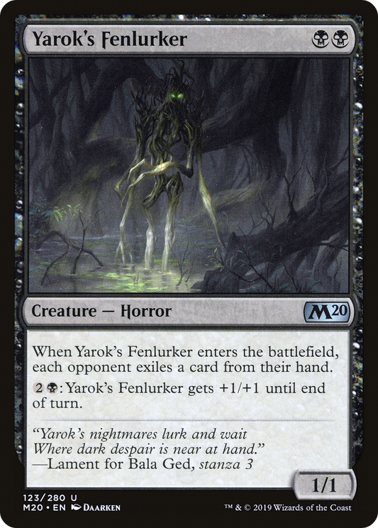 Yarok's Fenlurker (M20-123) (Foil)