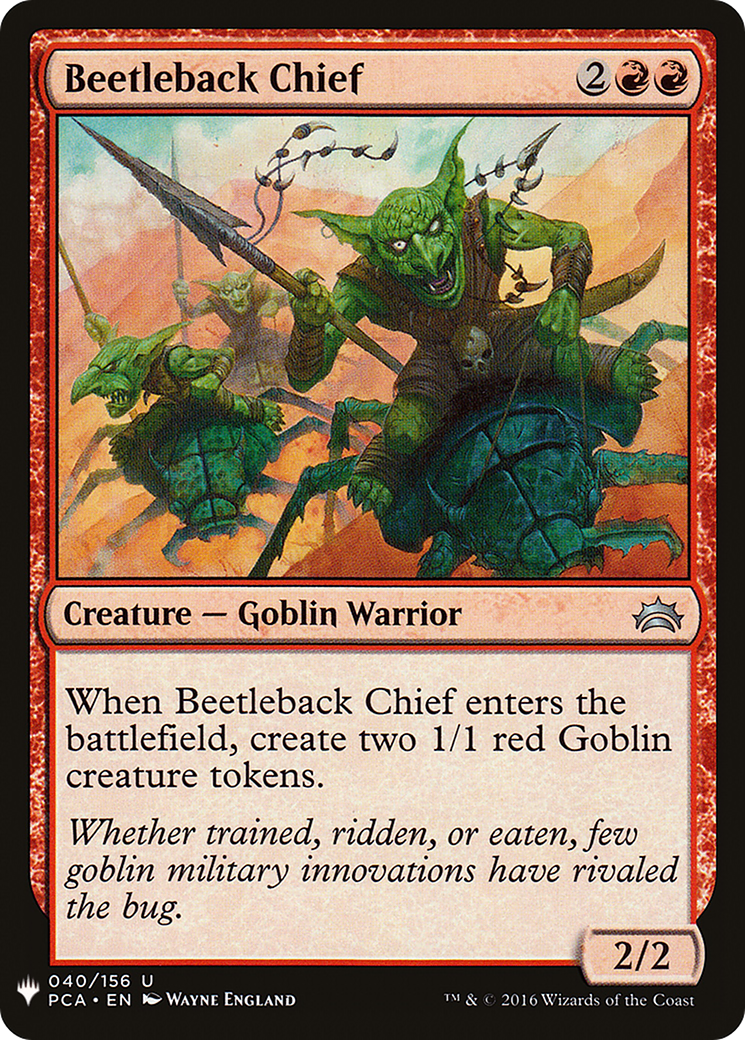 Beetleback Chief (LIST-PCA-40)